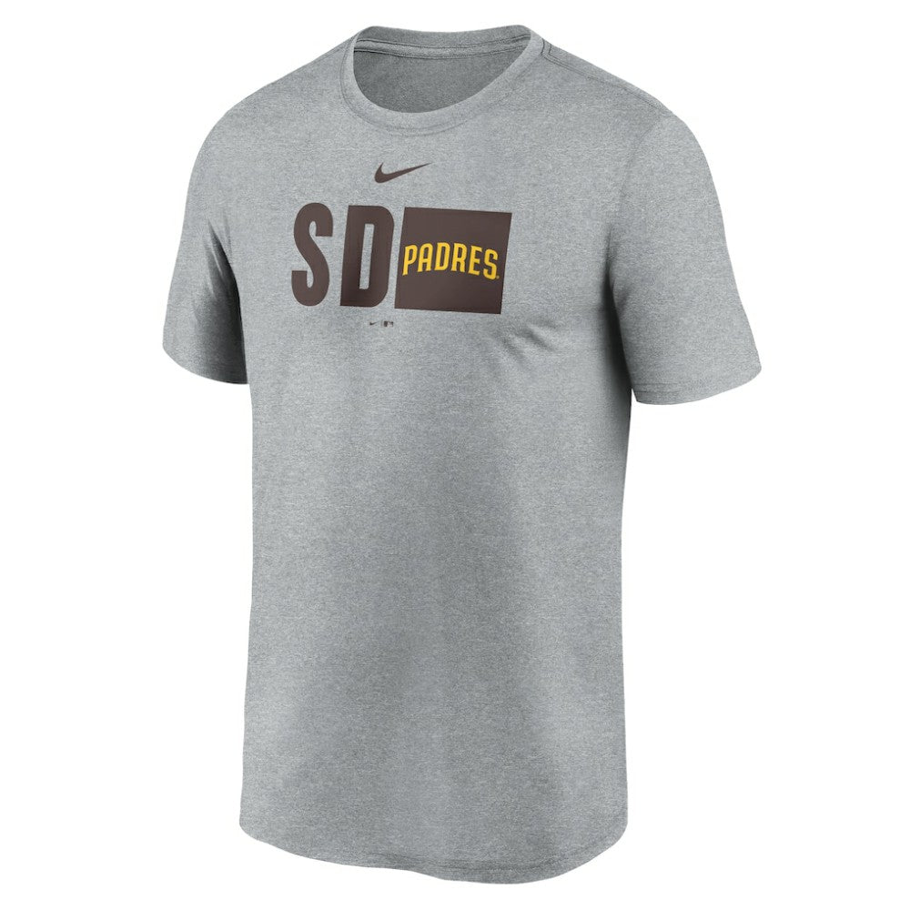San Diego Padres Nike Tricode Legend Performance T-Shirt - Heather Gray - Nike Sale