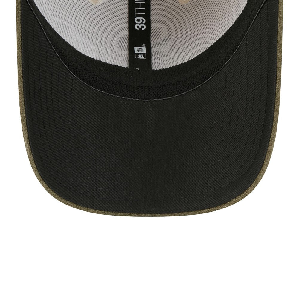 Los Angeles Dodgers New Era 2025 Armed Forces Day 39THIRTY Flex Hat - Light Beige/Olive - New Era Online