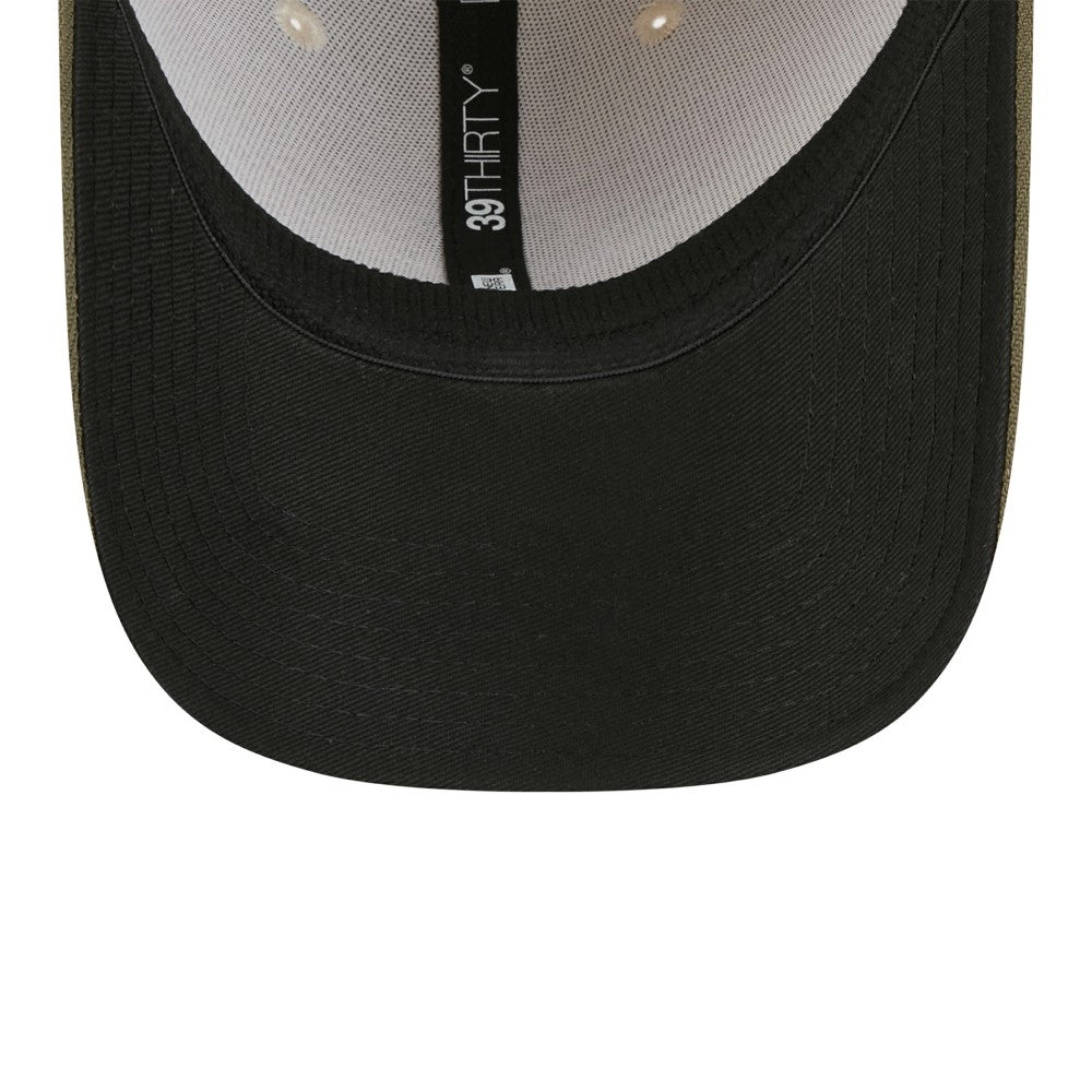 Los Angeles Angels New Era 2025 Armed Forces Day 39THIRTY Flex Hat - Light Beige/Olive - New Era Sale