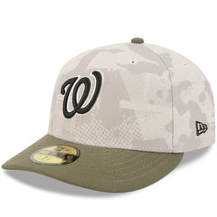 Washington Nationals New Era 2025 Armed Forces Day 59FIFTY Fitted Hat - Light Beige/Olive - New Era Sale
