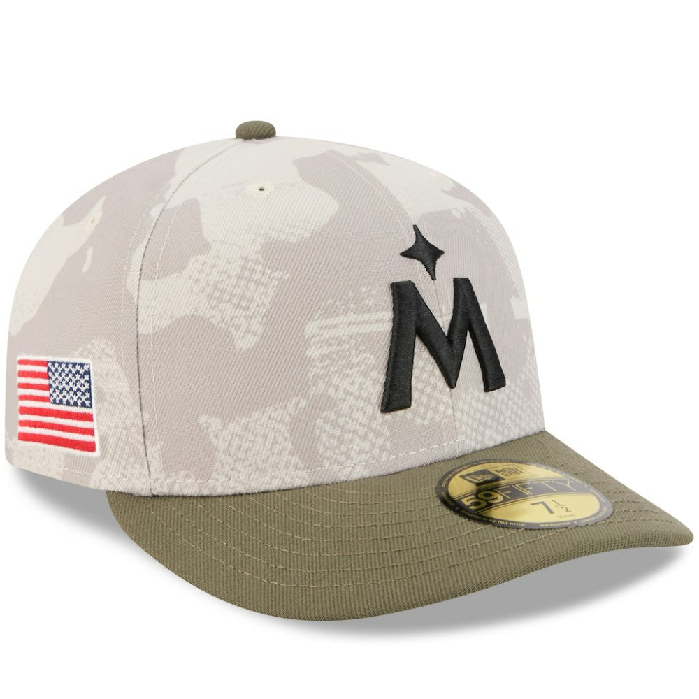 Minnesota Twins New Era 2025 Armed Forces Day 59FIFTY Fitted Hat - Light Beige/Olive - New Era on Sale