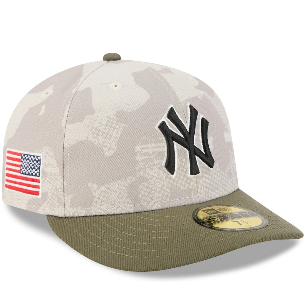 New York Yankees New Era 2025 Armed Forces Day 59FIFTY Fitted Hat - Light Beige/Olive - New Era Lifestyle