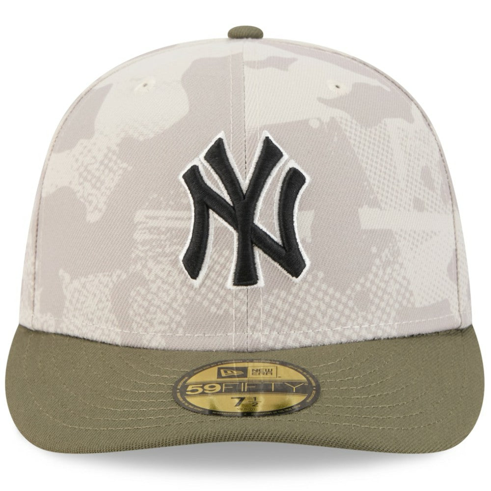 New York Yankees New Era 2025 Armed Forces Day 59FIFTY Fitted Hat - Light Beige/Olive - New Era Lifestyle