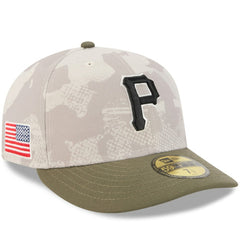 Pittsburgh Pirates New Era 2025 Armed Forces Day 59FIFTY Fitted Hat - Light Beige/Olive - New Era Online