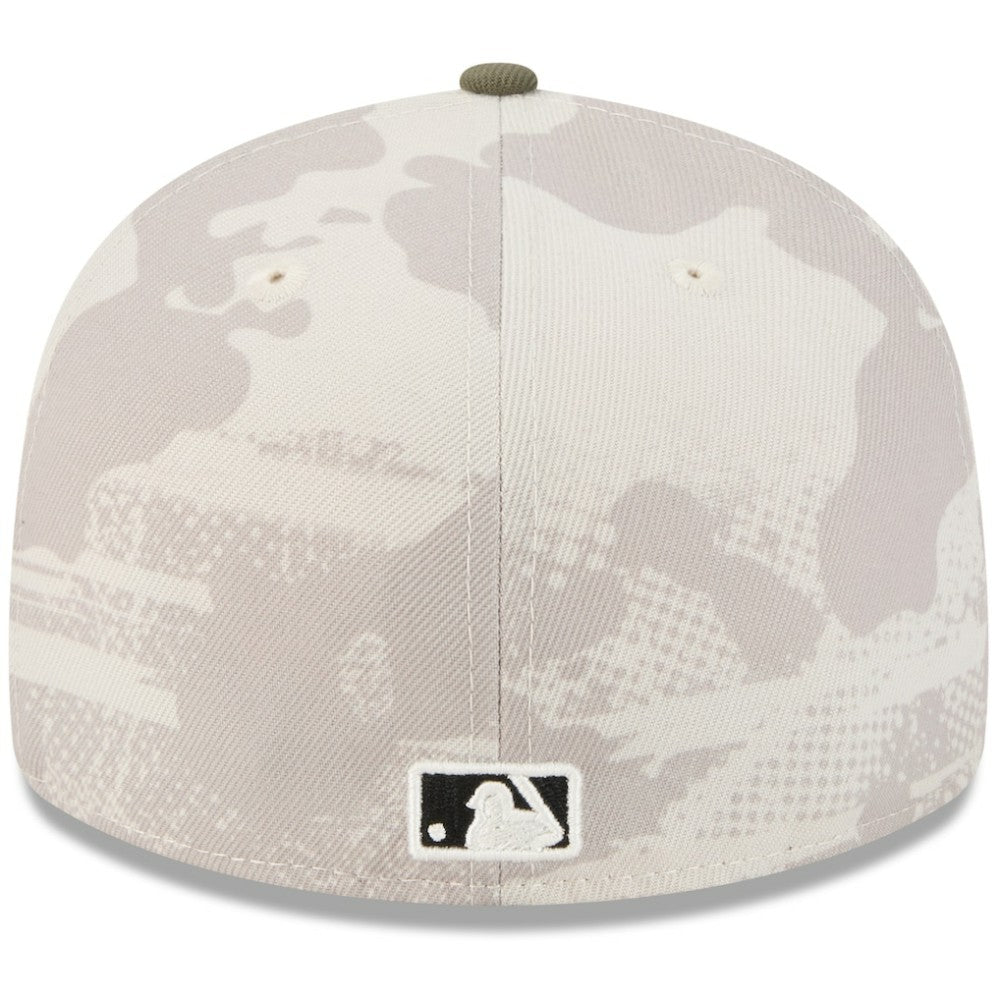 Pittsburgh Pirates New Era 2025 Armed Forces Day 59FIFTY Fitted Hat - Light Beige/Olive - New Era Online