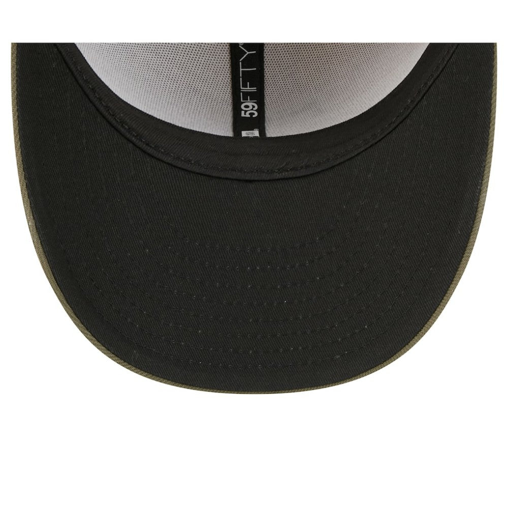 Tampa Bay Rays New Era 2025 Armed Forces Day 59FIFTY Fitted Hat - Light Beige/Olive - New Era Discount