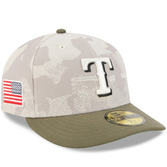 Texas Rangers New Era 2025 Armed Forces Day 59FIFTY Fitted Hat - Light Beige/Olive - New Era on Sale