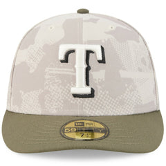 Texas Rangers New Era 2025 Armed Forces Day 59FIFTY Fitted Hat - Light Beige/Olive - New Era on Sale