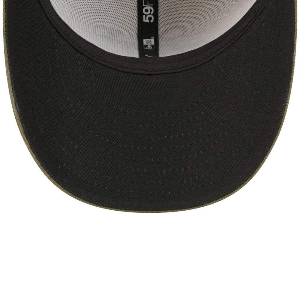 Toronto Blue Jays New Era 2025 Armed Forces Day 59FIFTY Fitted Hat - Light Beige/Olive - New Era Online