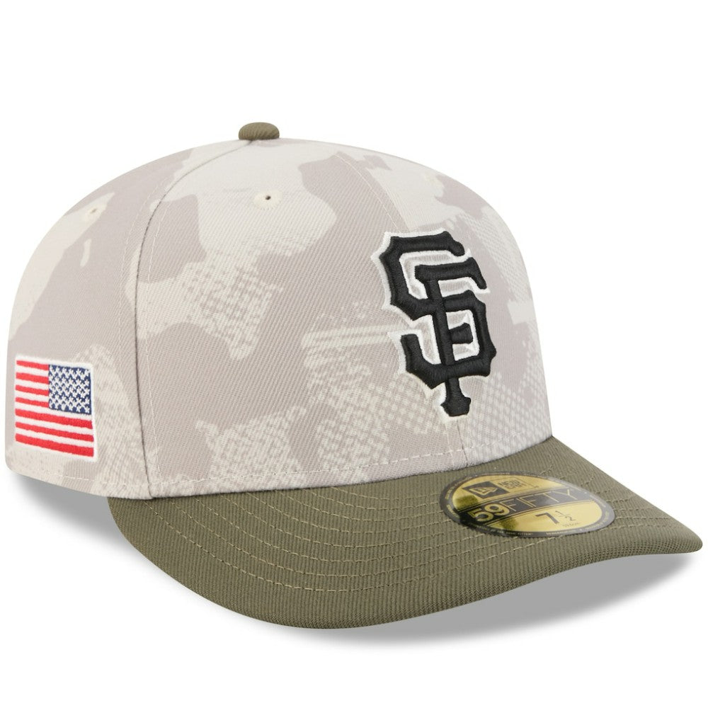 San Francisco Giants New Era 2025 Armed Forces Day 59FIFTY Fitted Hat - Light Beige/Olive - New Era Sale