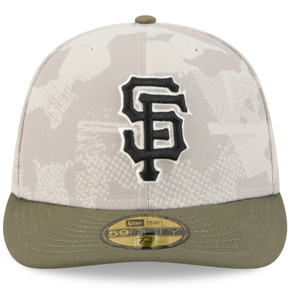 San Francisco Giants New Era 2025 Armed Forces Day 59FIFTY Fitted Hat - Light Beige/Olive - New Era Sale