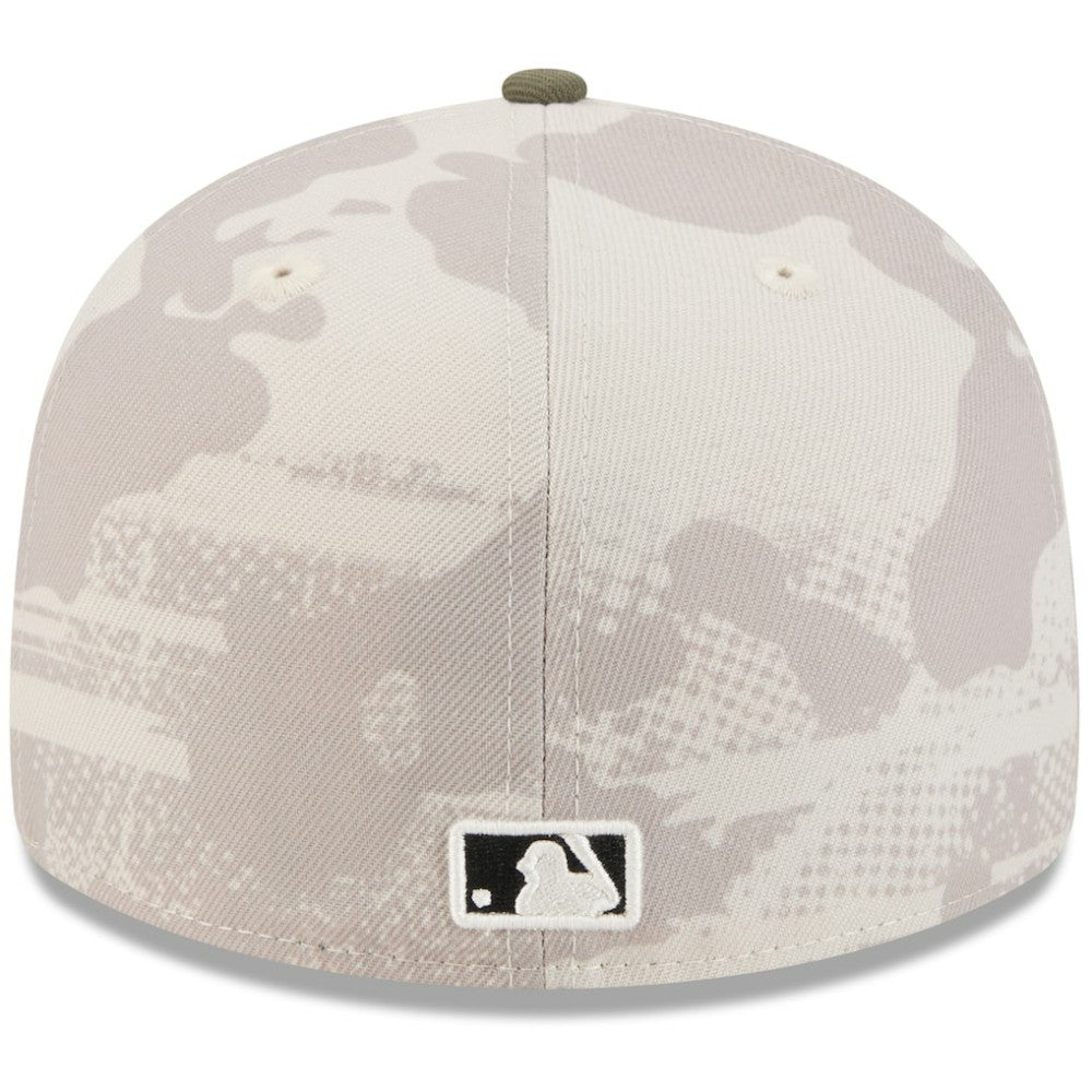 Seattle Mariners New Era 2025 Armed Forces Day 59FIFTY Fitted Hat - Light Beige/Olive - New Era on Sale