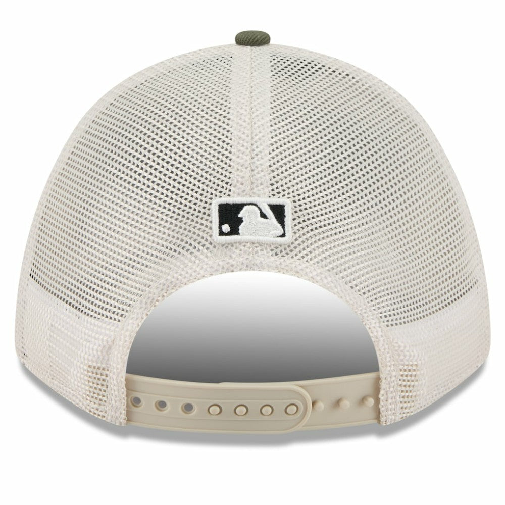Athletics New Era 2025 Armed Forces Day 9FORTY M-Crown A-Frame Adjustable Hat - Light Beige/Olive - New Era Online