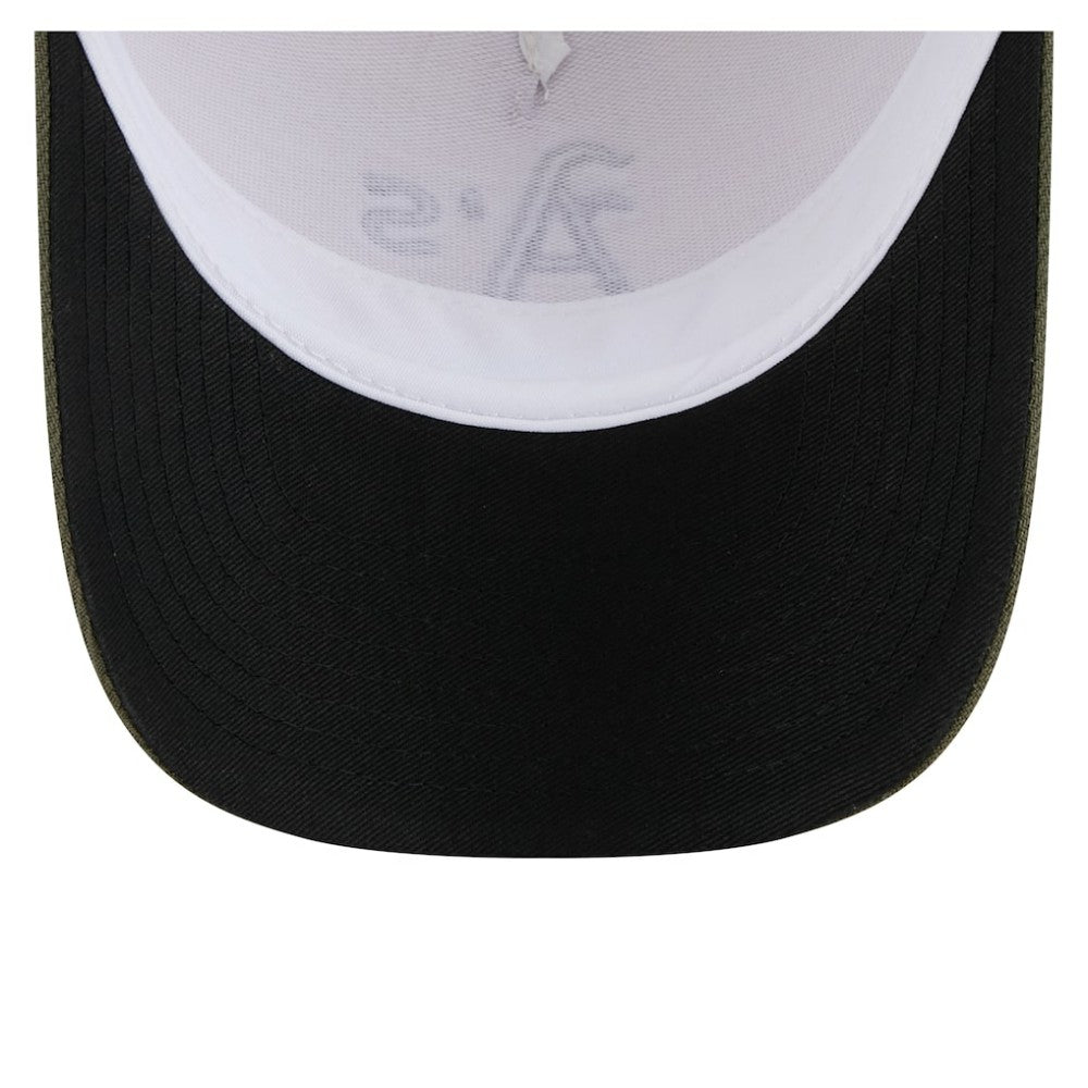 Athletics New Era 2025 Armed Forces Day 9FORTY M-Crown A-Frame Adjustable Hat - Light Beige/Olive - New Era Online