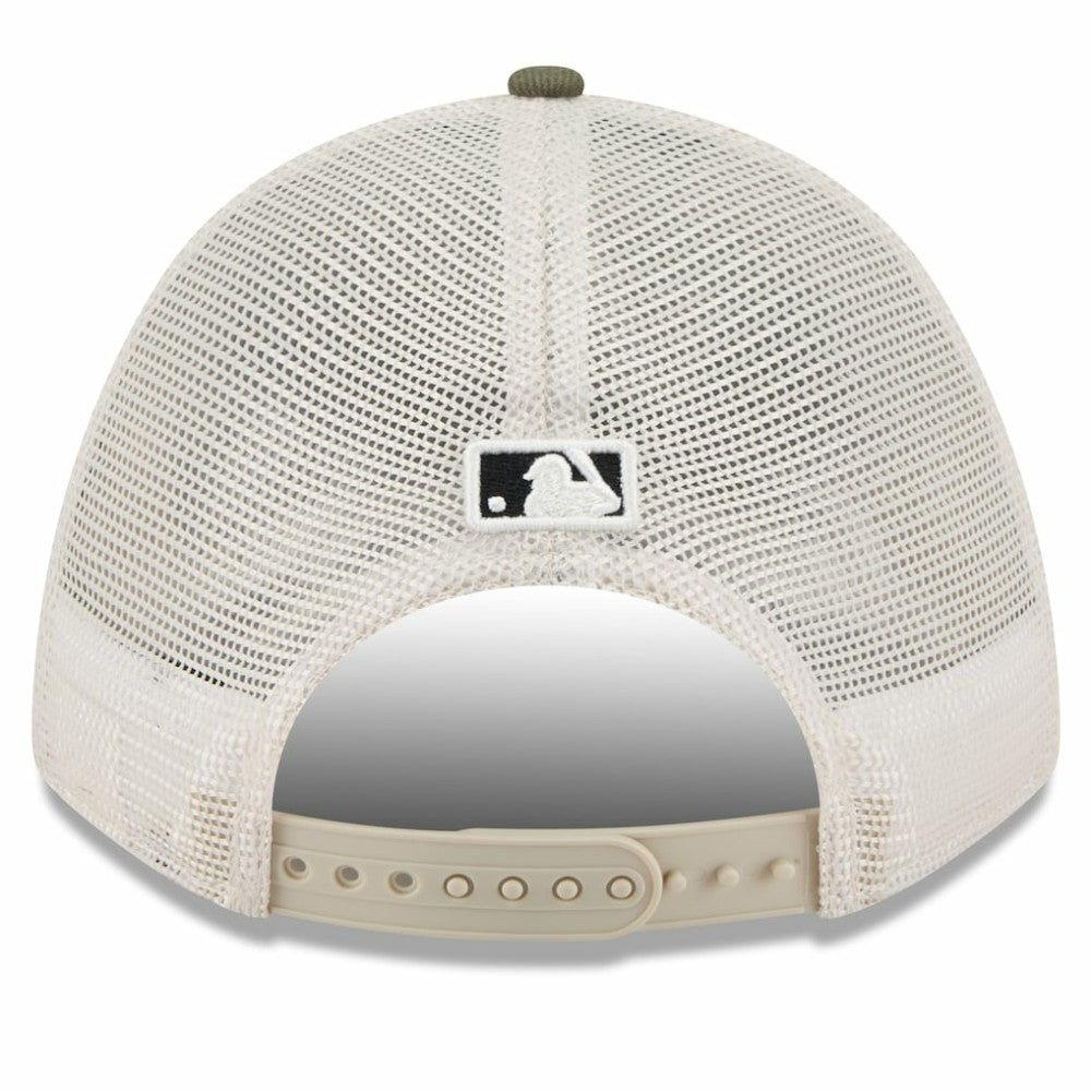 Pittsburgh Pirates New Era 2025 Armed Forces Day 9FORTY M-Crown A-Frame Adjustable Hat - Light Beige/Olive - New Era Discount