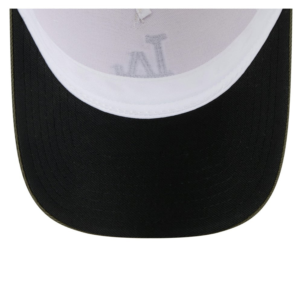 Los Angeles Dodgers New Era 2025 Armed Forces Day 9FORTY M-Crown A-Frame Adjustable Hat - Light Beige/Olive - New Era Online