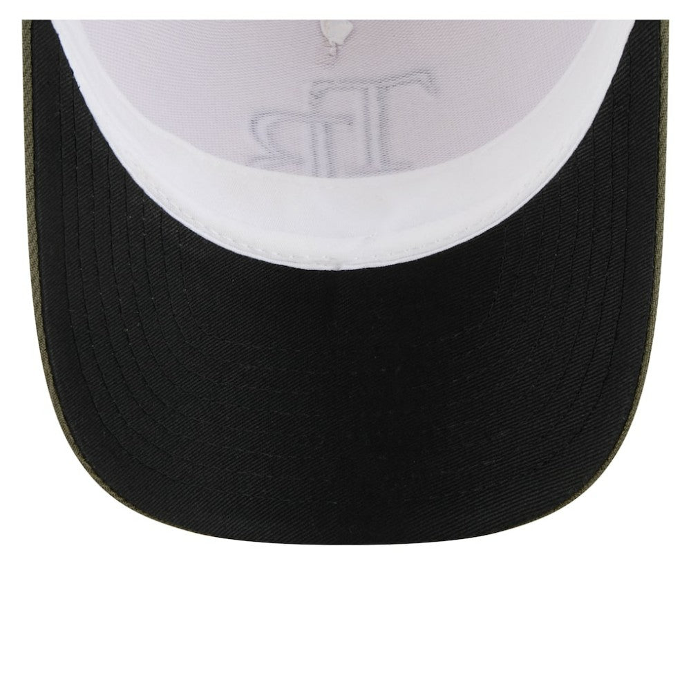 Tampa Bay Rays New Era 2025 Armed Forces Day 9FORTY M-Crown A-Frame Adjustable Hat - Light Beige/Olive - New Era Online