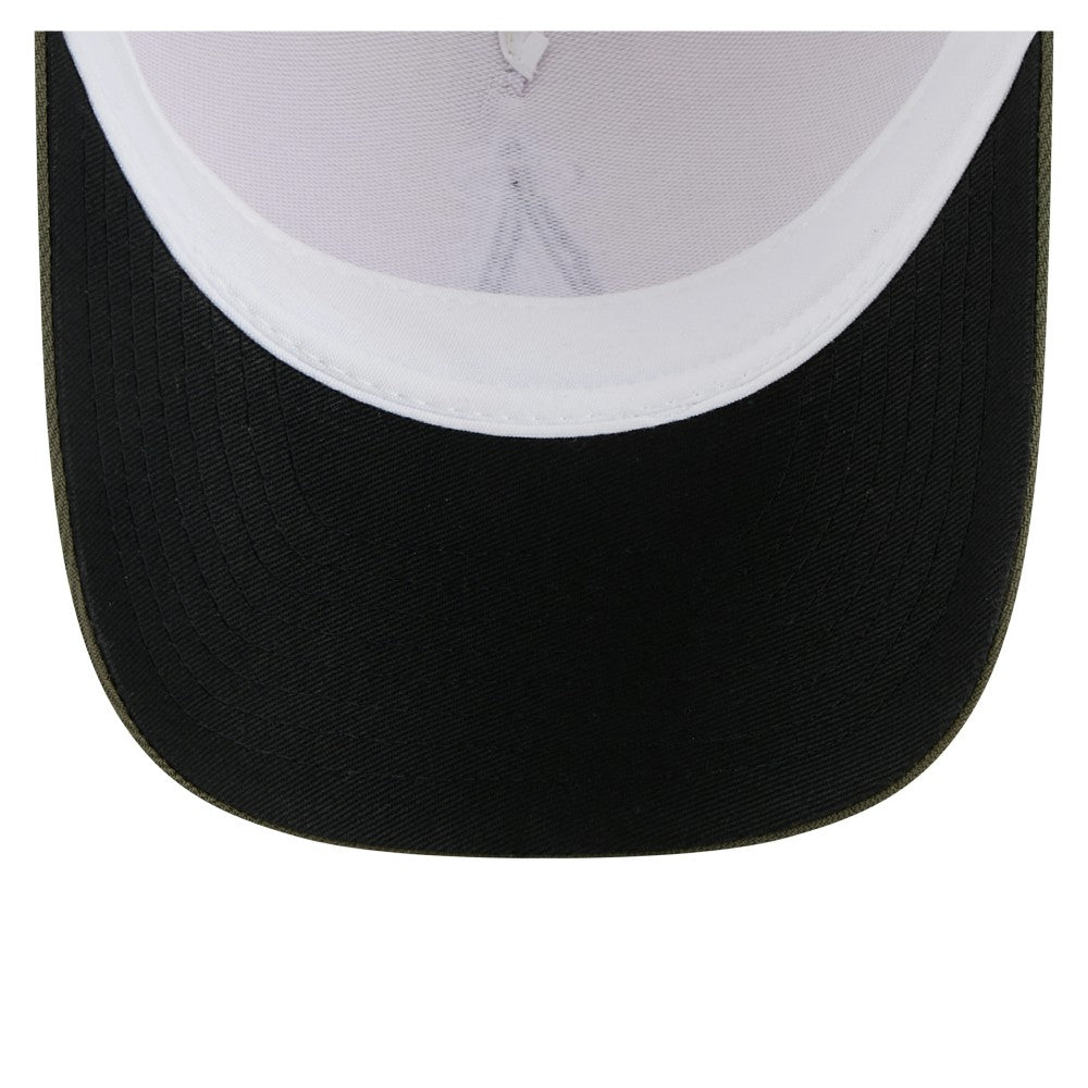 Los Angeles Angels New Era 2025 Armed Forces Day 9FORTY M-Crown A-Frame Adjustable Hat - Light Beige/Olive - New Era Sale