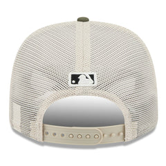 Miami Marlins New Era 2025 Armed Forces Day 9SEVENTY Stretch-Snap Hat - Light Beige/Olive - New Era Lifestyle