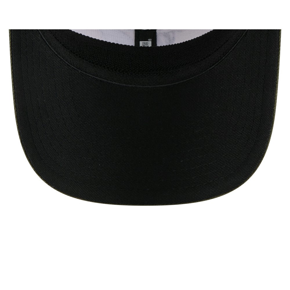 Miami Marlins New Era 2025 Armed Forces Day 9SEVENTY Stretch-Snap Hat - Light Beige/Olive - New Era Lifestyle