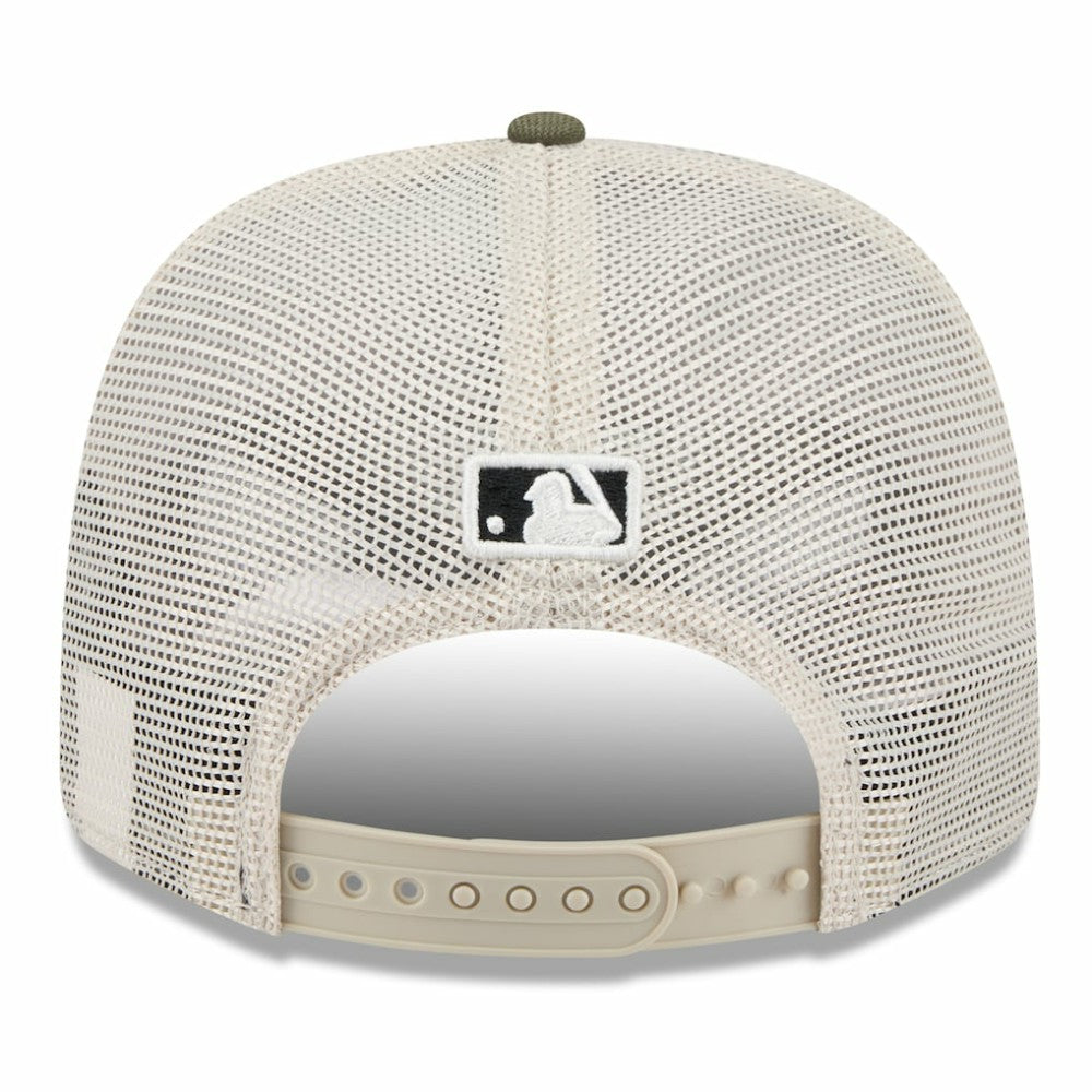 Minnesota Twins New Era 2025 Armed Forces Day 9SEVENTY Stretch-Snap Hat - Light Beige/Olive - New Era Lifestyle