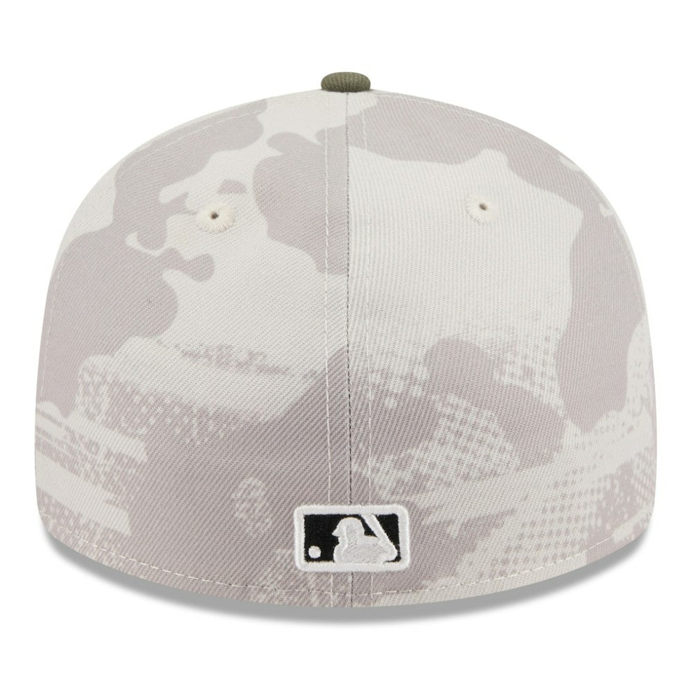 Washington Nationals New Era 2025 Armed Forces Day Low Profile 59FIFTY Fitted Hat - Light Beige/Olive - New Era Lifestyle