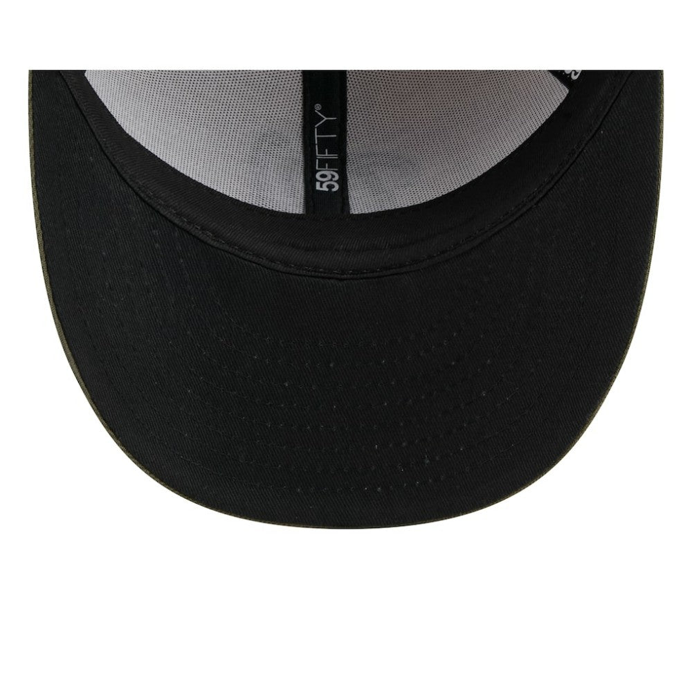 Washington Nationals New Era 2025 Armed Forces Day Low Profile 59FIFTY Fitted Hat - Light Beige/Olive - New Era Lifestyle
