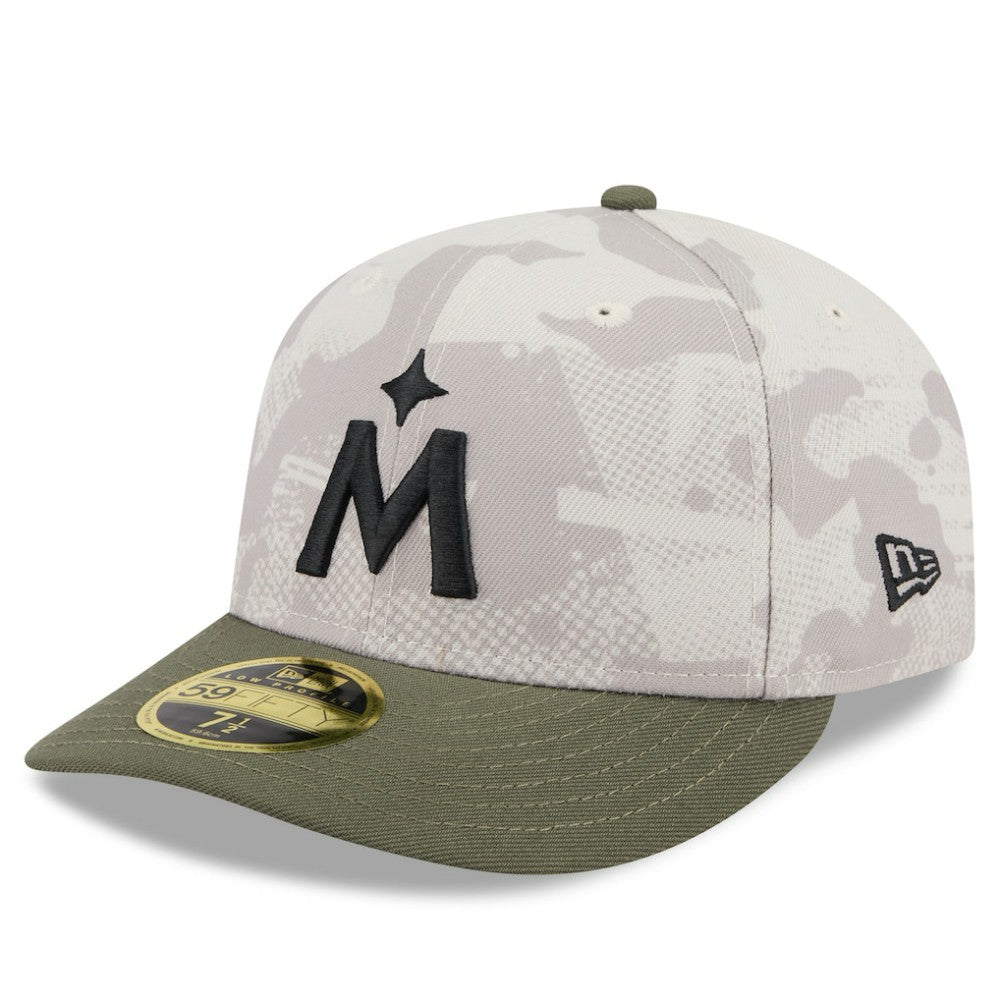 Minnesota Twins New Era 2025 Armed Forces Day Low Profile 59FIFTY Fitted Hat - Light Beige/Olive - New Era Sale