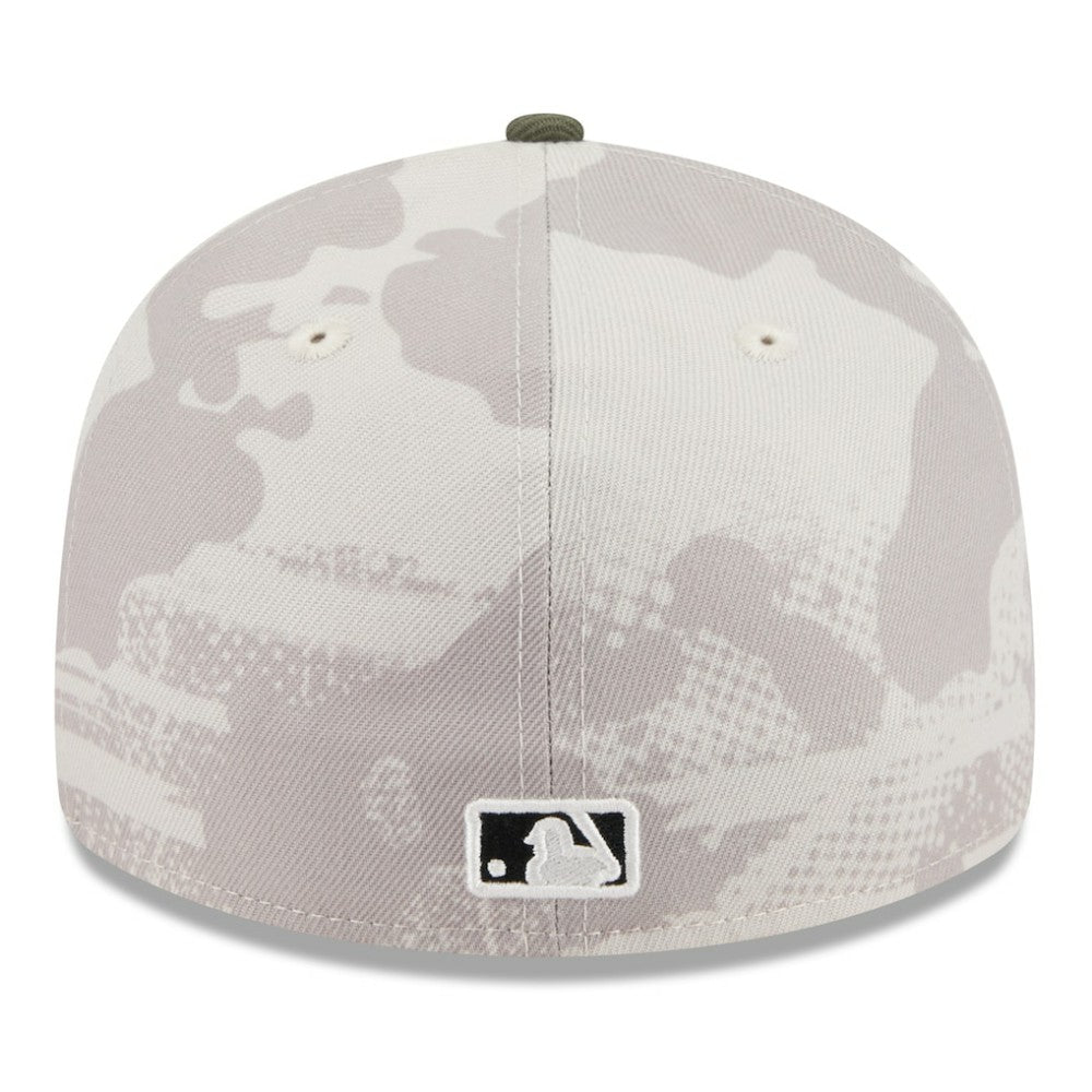 Minnesota Twins New Era 2025 Armed Forces Day Low Profile 59FIFTY Fitted Hat - Light Beige/Olive - New Era Sale
