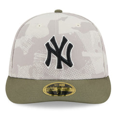New York Yankees New Era 2025 Armed Forces Day Low Profile 59FIFTY Fitted Hat - Light Beige/Olive - New Era Sale
