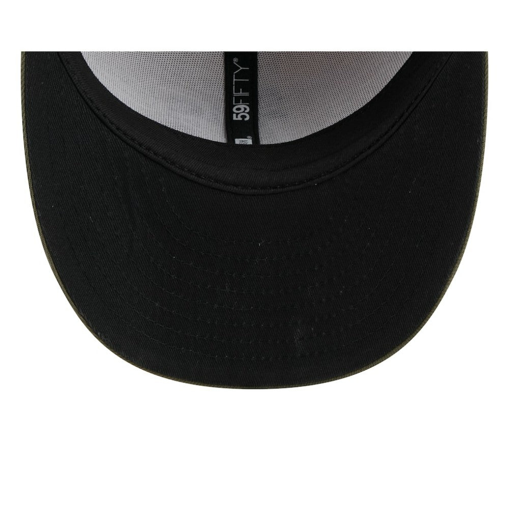 Athletics New Era 2025 Armed Forces Day Low Profile 59FIFTY Fitted Hat - Light Beige/Olive - New Era Lifestyle