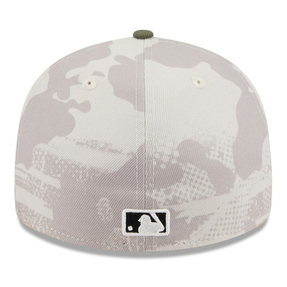 Pittsburgh Pirates New Era 2025 Armed Forces Day Low Profile 59FIFTY Fitted Hat - Light Beige/Olive - New Era Discount