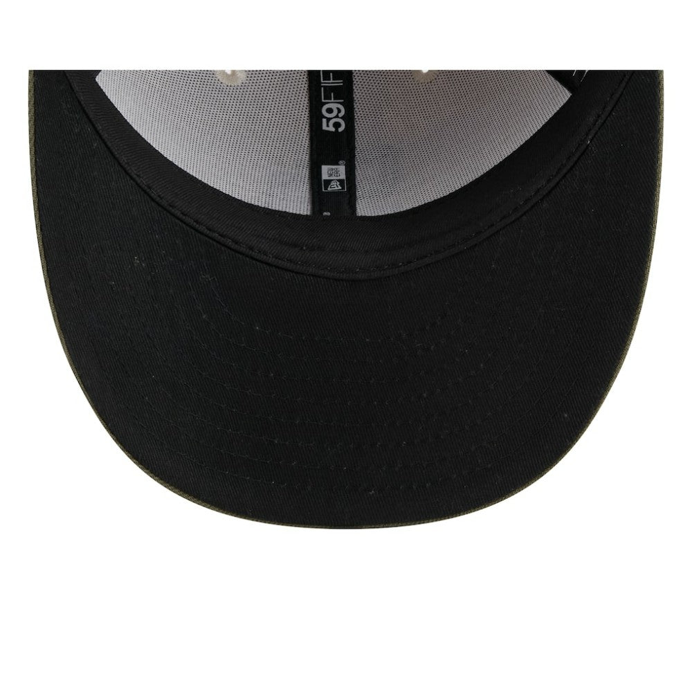 San Diego Padres New Era 2025 Armed Forces Day Low Profile 59FIFTY Fitted Hat - Light Beige/Olive - New Era on Sale