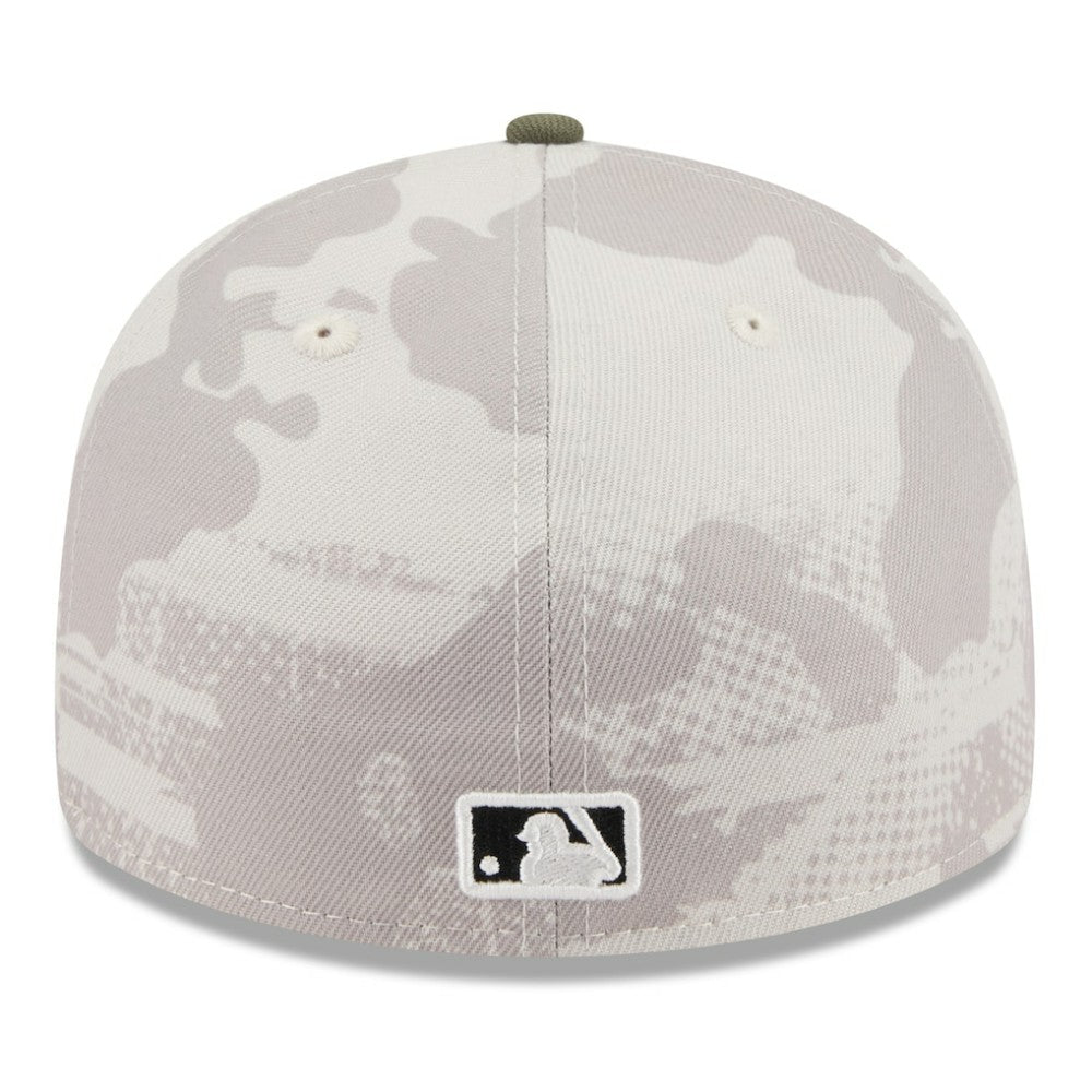 San Francisco Giants New Era 2025 Armed Forces Day Low Profile 59FIFTY Fitted Hat - Light Beige/Olive - New Era Sale