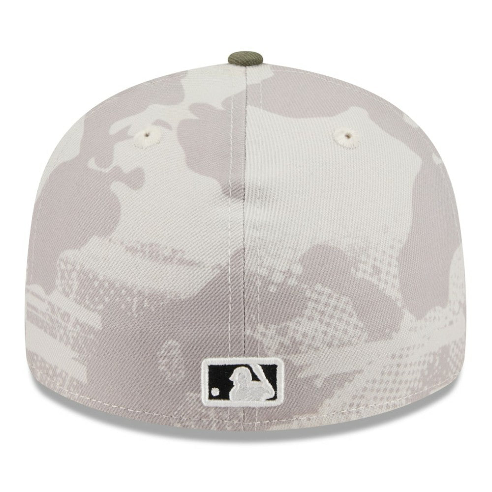 Baltimore Orioles New Era 2025 Armed Forces Day Low Profile 59FIFTY Fitted Hat - Light Beige/Olive - New Era on Sale