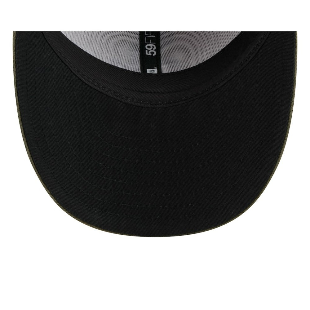Chicago White Sox New Era 2025 Armed Forces Day Low Profile 59FIFTY Fitted Hat - Light Beige/Olive - New Era Lifestyle
