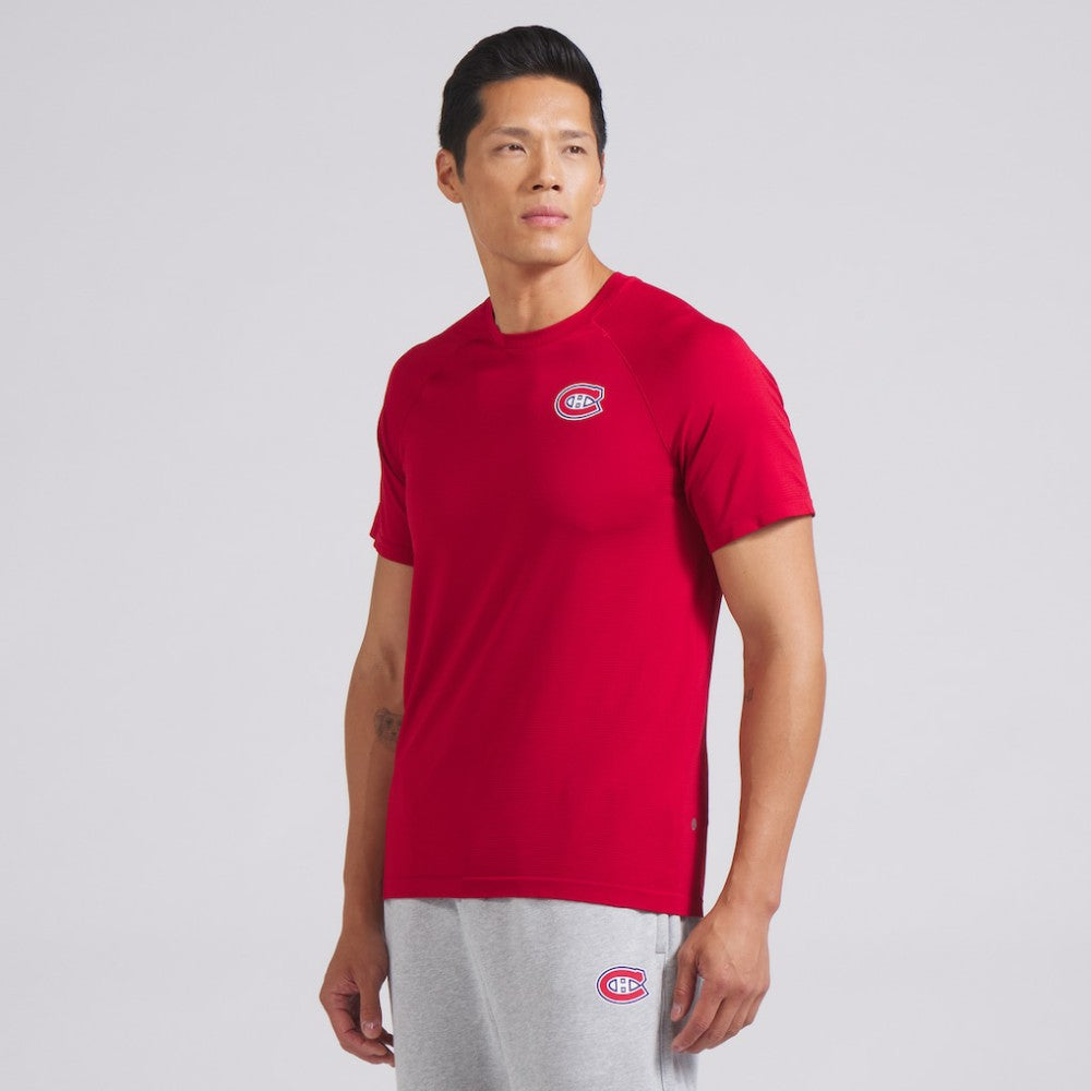 Montreal Canadiens lululemon Metal Vent Tech Short-Sleeve Shirt - True Red - NHL 202165041