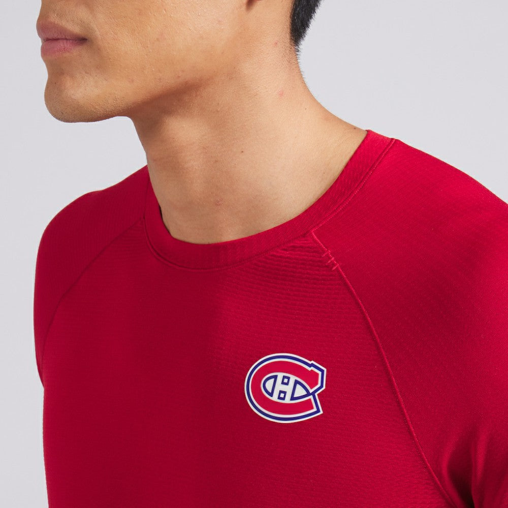 Montreal Canadiens lululemon Metal Vent Tech Short-Sleeve Shirt - True Red - NHL 202165041