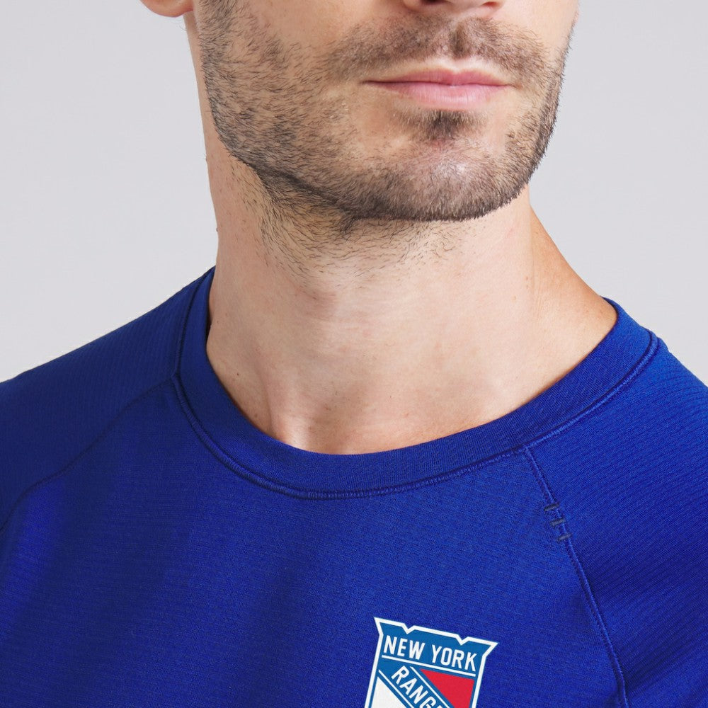 New York Rangers lululemon Metal Vent Tech Short-Sleeve Shirt - College Cobalt - NHL 202165046