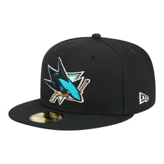San Jose Sharks New Era Core 59FIFTY Fitted Hat - Black - NHL 202165688