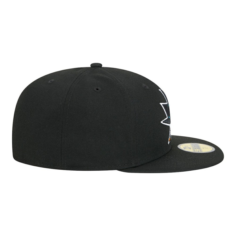 San Jose Sharks New Era Core 59FIFTY Fitted Hat - Black - NHL 202165688