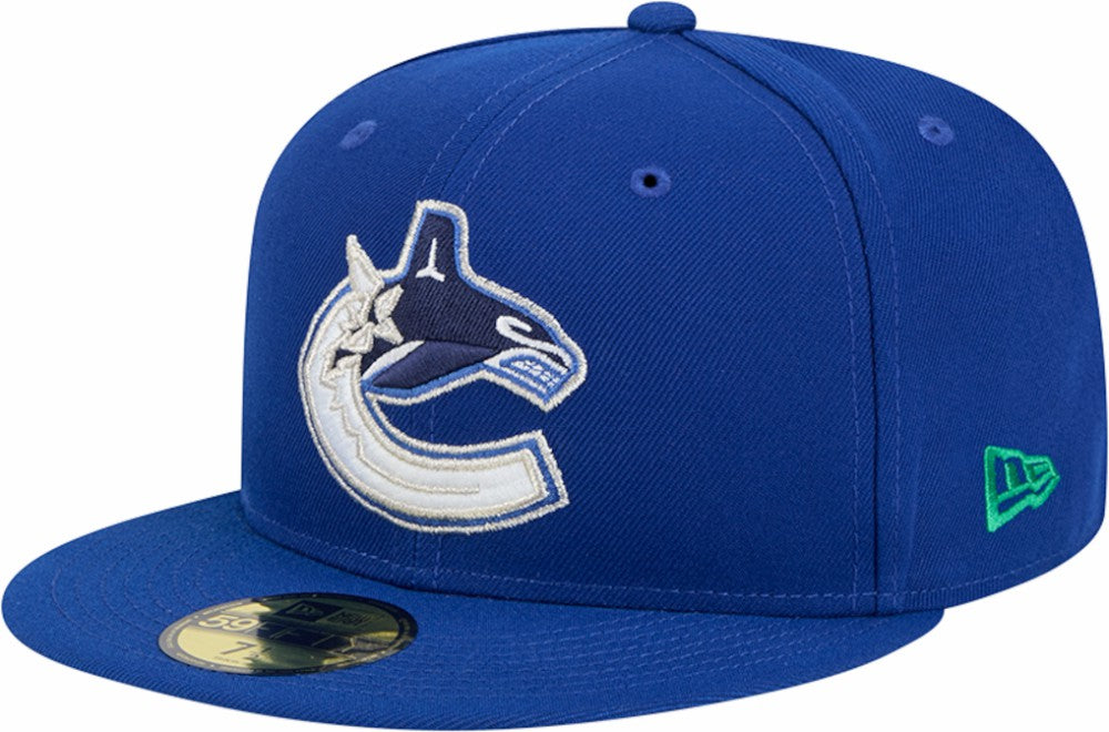 Vancouver Canucks New Era Core 59FIFTY Fitted Hat - Blue - NHL 202165693