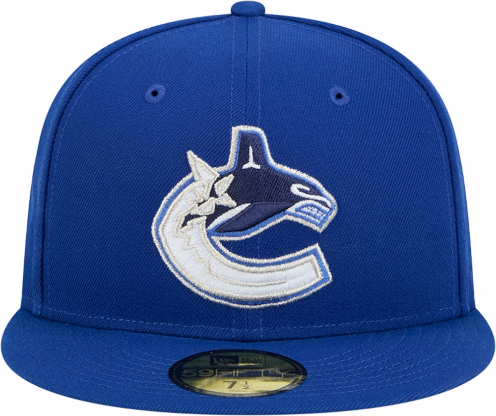 Vancouver Canucks New Era Core 59FIFTY Fitted Hat - Blue - NHL 202165693