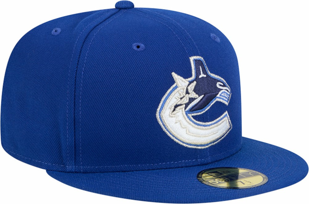 Vancouver Canucks New Era Core 59FIFTY Fitted Hat - Blue - NHL 202165693