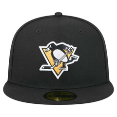 Pittsburgh Penguins New Era Core 59FIFTY Fitted Hat - Black - NHL 202165696