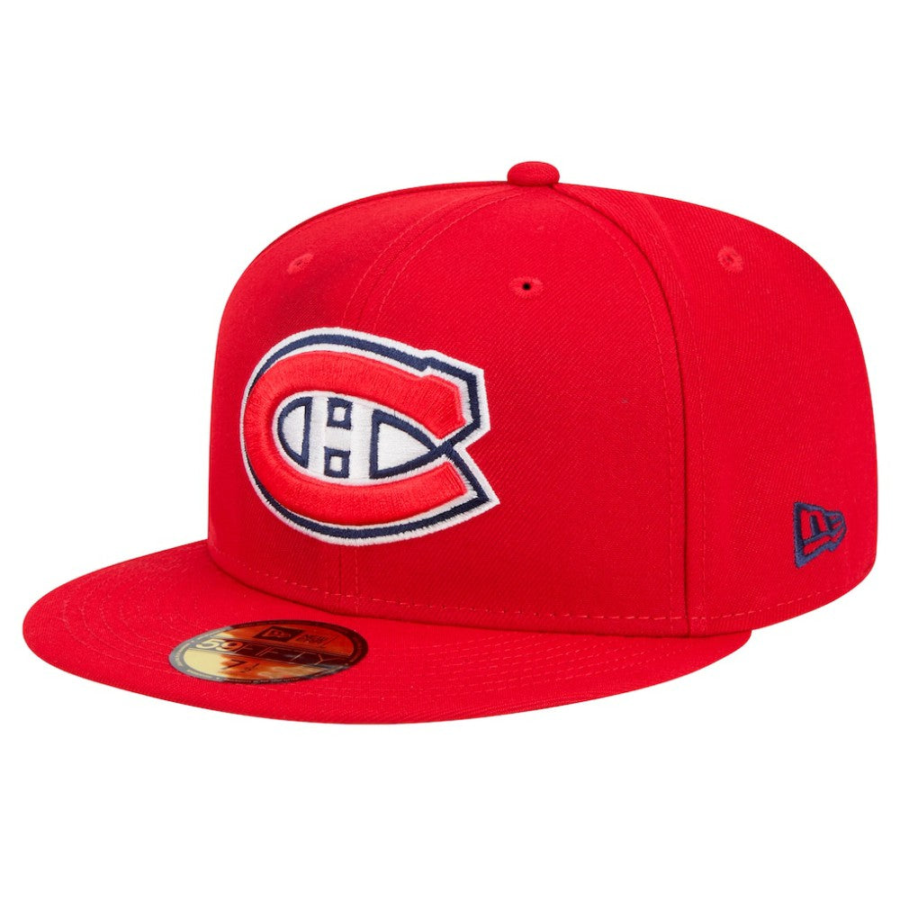 Montreal Canadiens New Era Core 59FIFTY Fitted Hat - Red - NHL 202165698