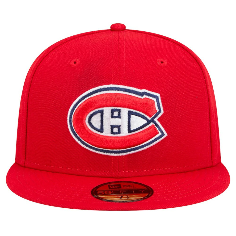 Montreal Canadiens New Era Core 59FIFTY Fitted Hat - Red - NHL 202165698