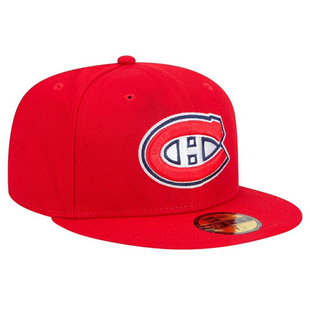Montreal Canadiens New Era Core 59FIFTY Fitted Hat - Red - NHL 202165698