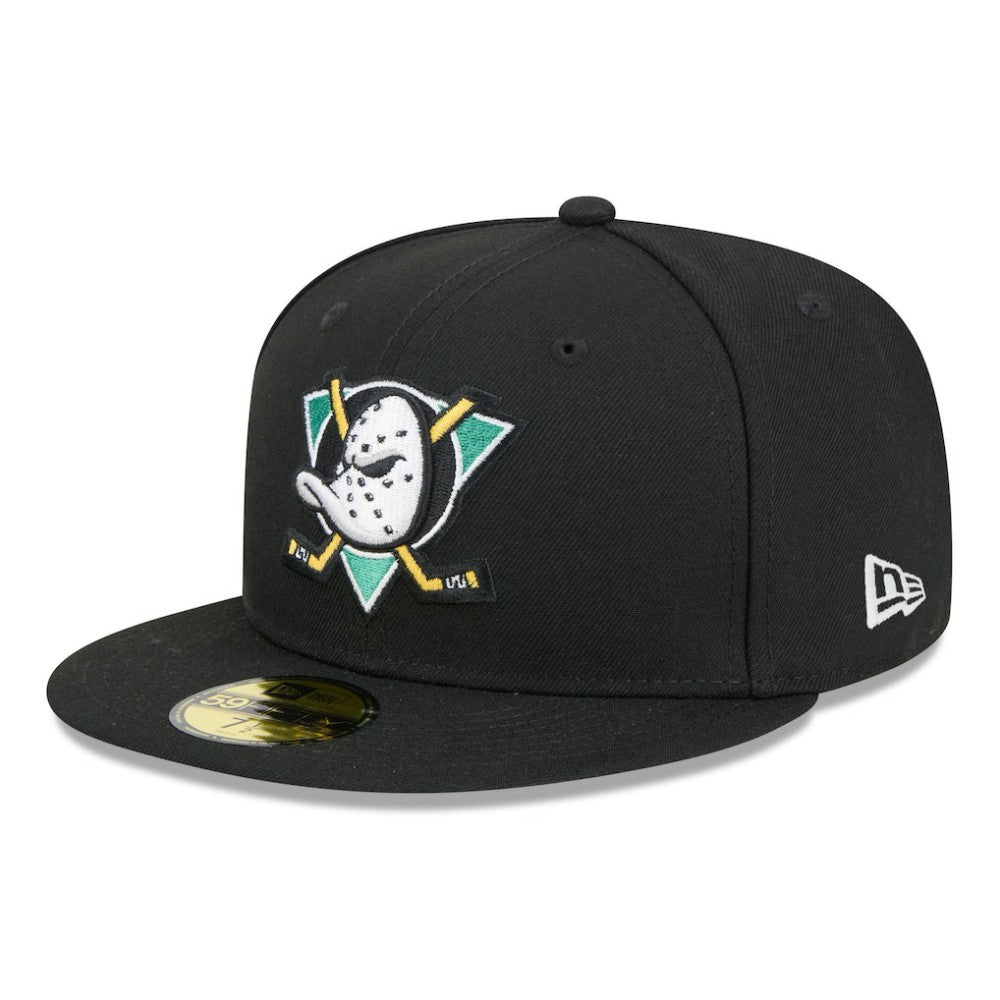 Anaheim Ducks New Era Core 59FIFTY Fitted Hat - Black - NHL 202165707