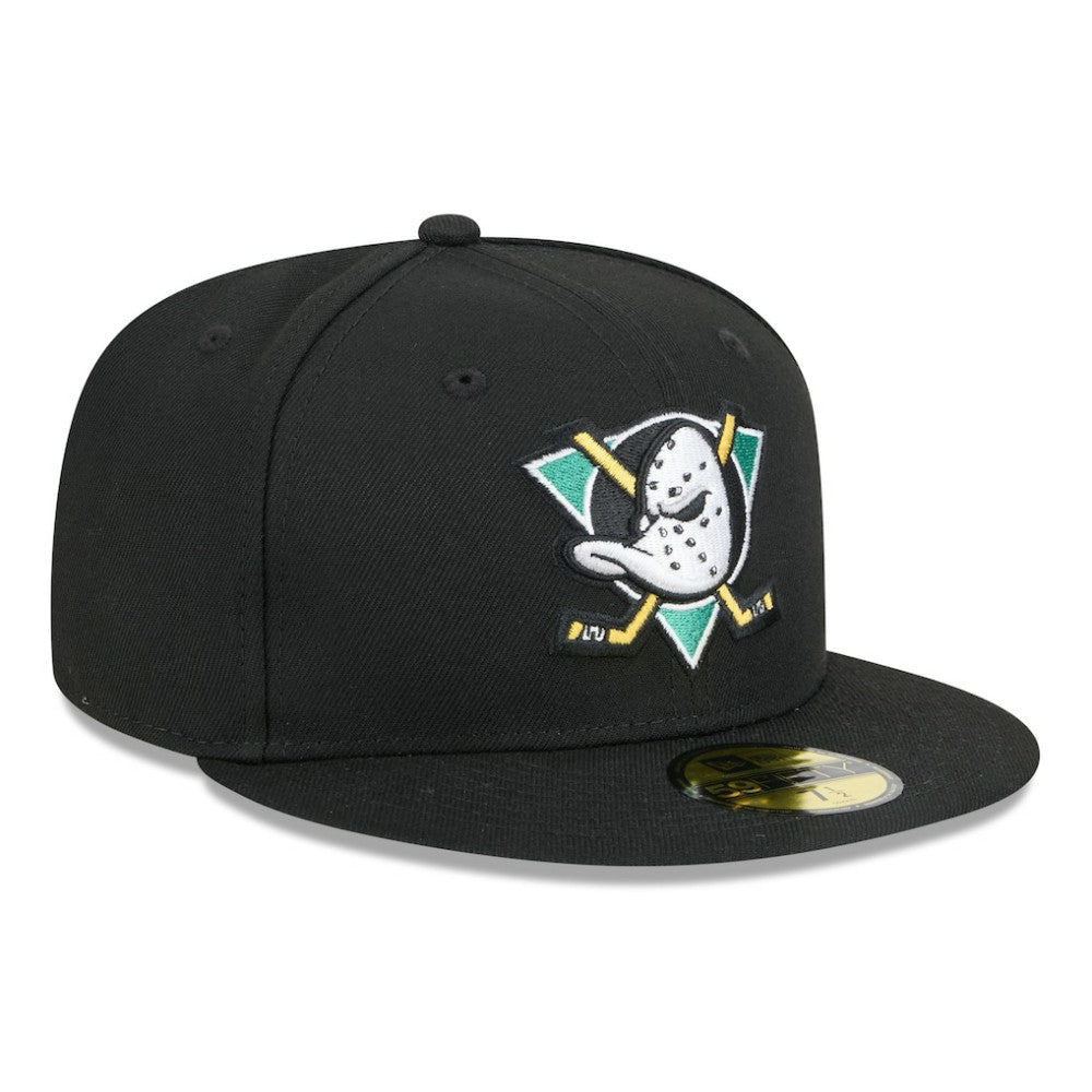 Anaheim Ducks New Era Core 59FIFTY Fitted Hat - Black - NHL 202165707